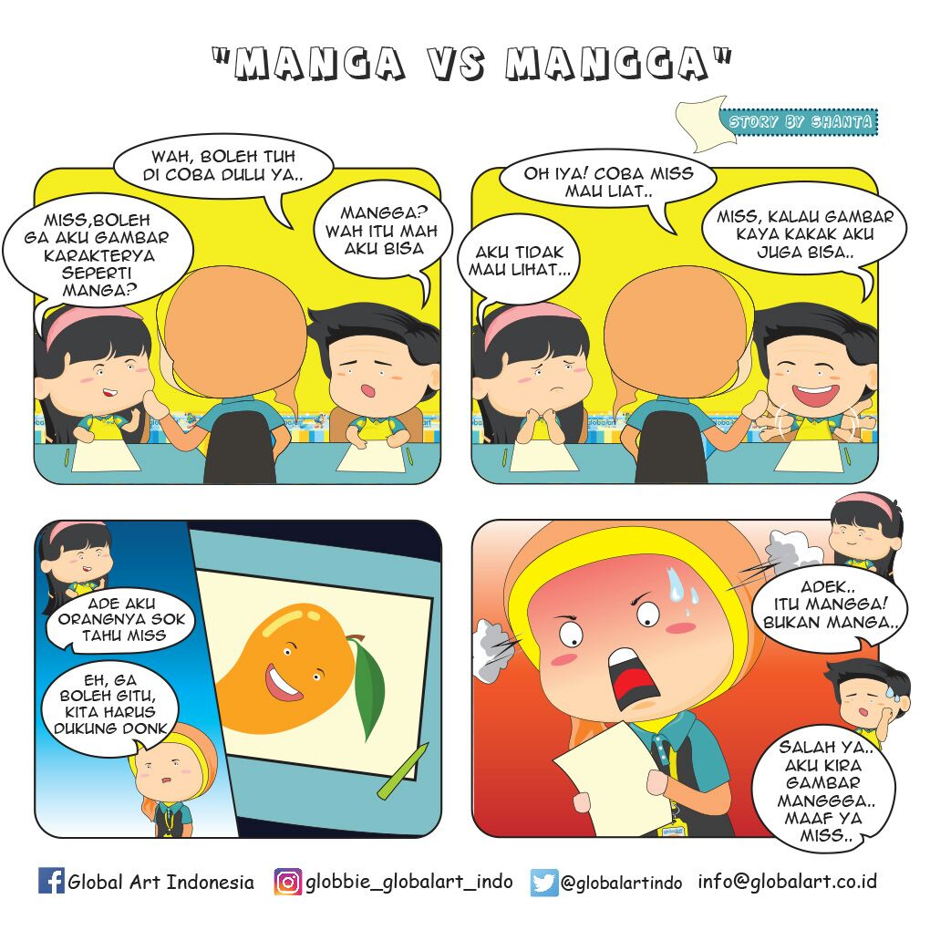 Manga vs Mangga by Shanta