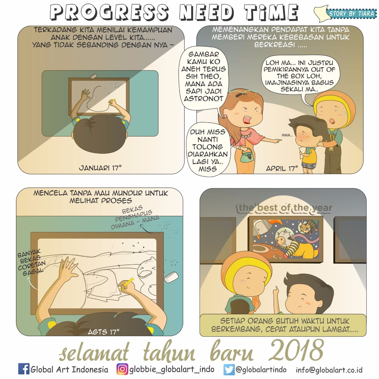 Progress Need Time by Tiara